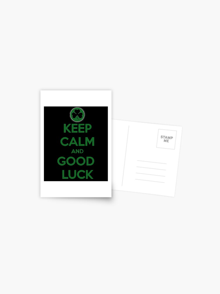 Good Luck postcard