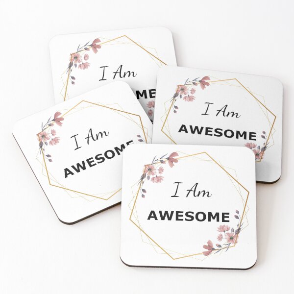 Item preview, I Am Awesome Positive Affirmation designed and sold by Bluepress.