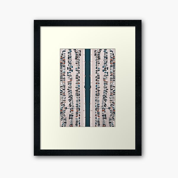 Where have i parked? Framed Art Print