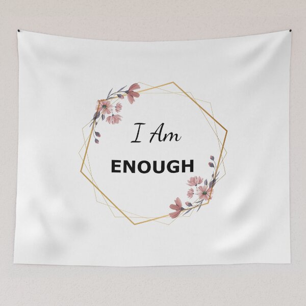 Item preview, I Am Enough Positive Affirmation designed and sold by Bluepress.