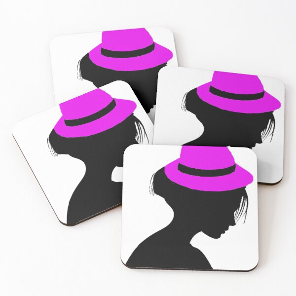 Item preview, LADY WITH PINK HAT designed and sold by Adri Barnard.