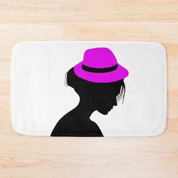Item preview, LADY WITH PINK HAT designed and sold by Adri Barnard.
