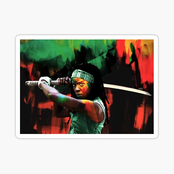 Aperçu de l'œuvre Crazy Michonne créée et vendue par lorelei84.