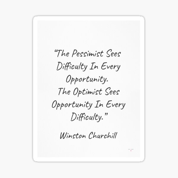 Winston Churchill Quote 35 Sticker For Sale By Pagarelov Redbubble