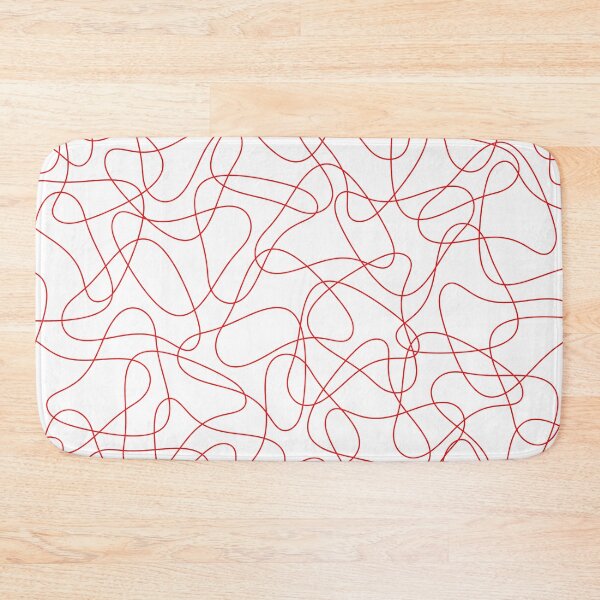 Item preview,  Abstract pattern - red and white. designed and sold by K.S ART.
