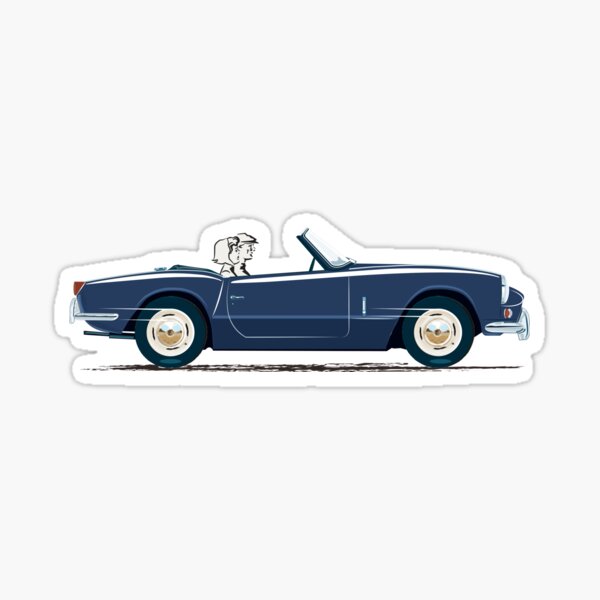 Early Royal Blue Spitfire – a Triumph! Sticker