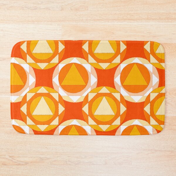 Item preview, seamless symmetrical pattern red background designed and sold by Bob Wong.