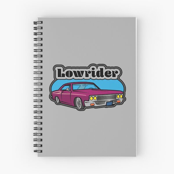 Artikelvorschau,  fährt etwas langsamer… Grafische Darstellung eines kirschroten Chevrolet Impala Lowrider-Autos. entworfen und verkauft von Phil Tessier Too.