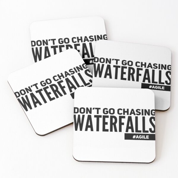 Item preview, Dont go chasing waterfalls #agile designed and sold by Oasie.