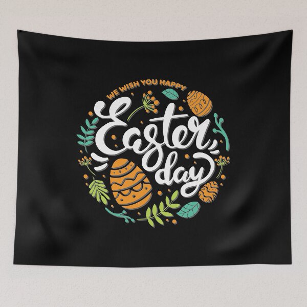 Item preview, Easter Eggs Happy Easter Day Wish designed and sold by 66Design.