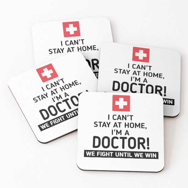 Item preview, I can't stay at home I'm a doctor  designed and sold by SaraDarwish.