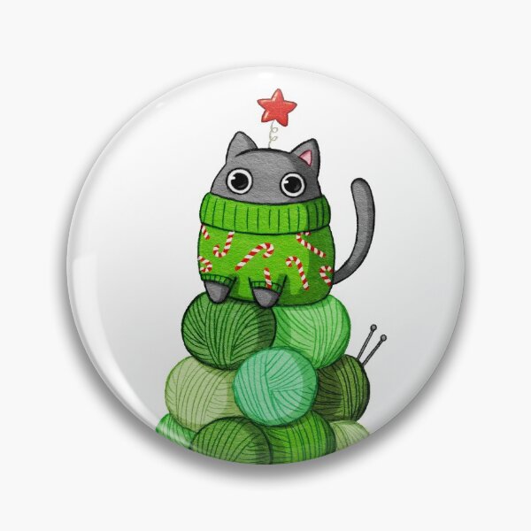 Item preview, Cat Christmas Tree designed and sold by Firlefanzzz.