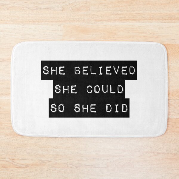 Item preview, she believed she could, so she did - R.S. Grey  designed and sold by Cravagnati.