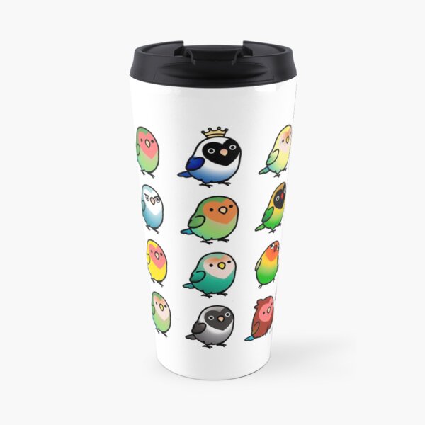 Chubby Lovebirds Travel Mug