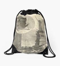 Mochila saco Construction of The Statue of Liberty Illustration