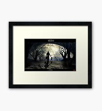 Moon 4 Framed Print