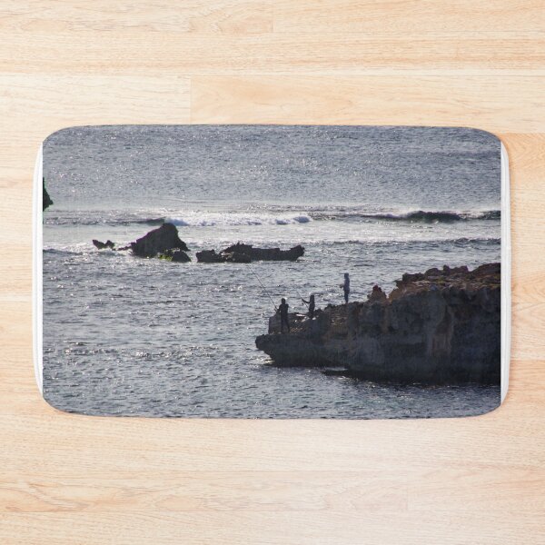 Item preview, fishing on the rocks designed and sold by BigAndRed.