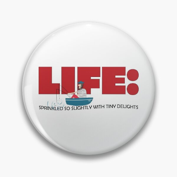 Item preview, Life - sprinkled with delights - fishing designed and sold by bluehair.