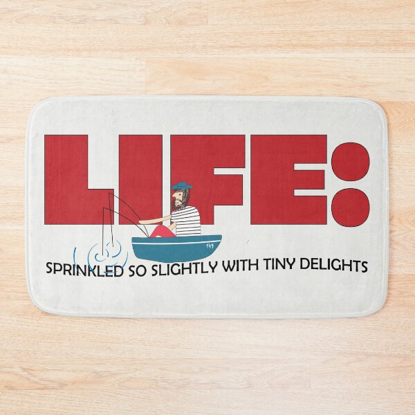 Item preview, Life - sprinkled with delights - fishing designed and sold by bluehair.