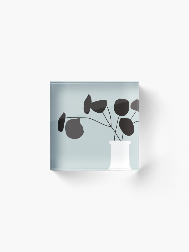 Alternate view of White Vase Acrylic Block