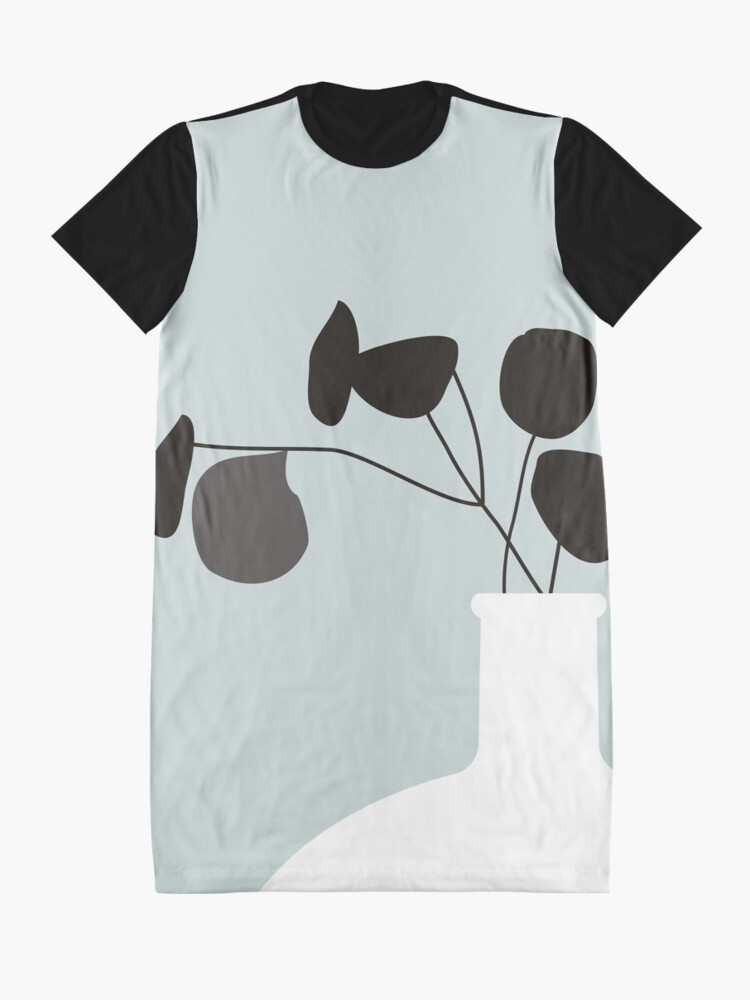 Alternate view of White Vase Graphic T-Shirt Dress
