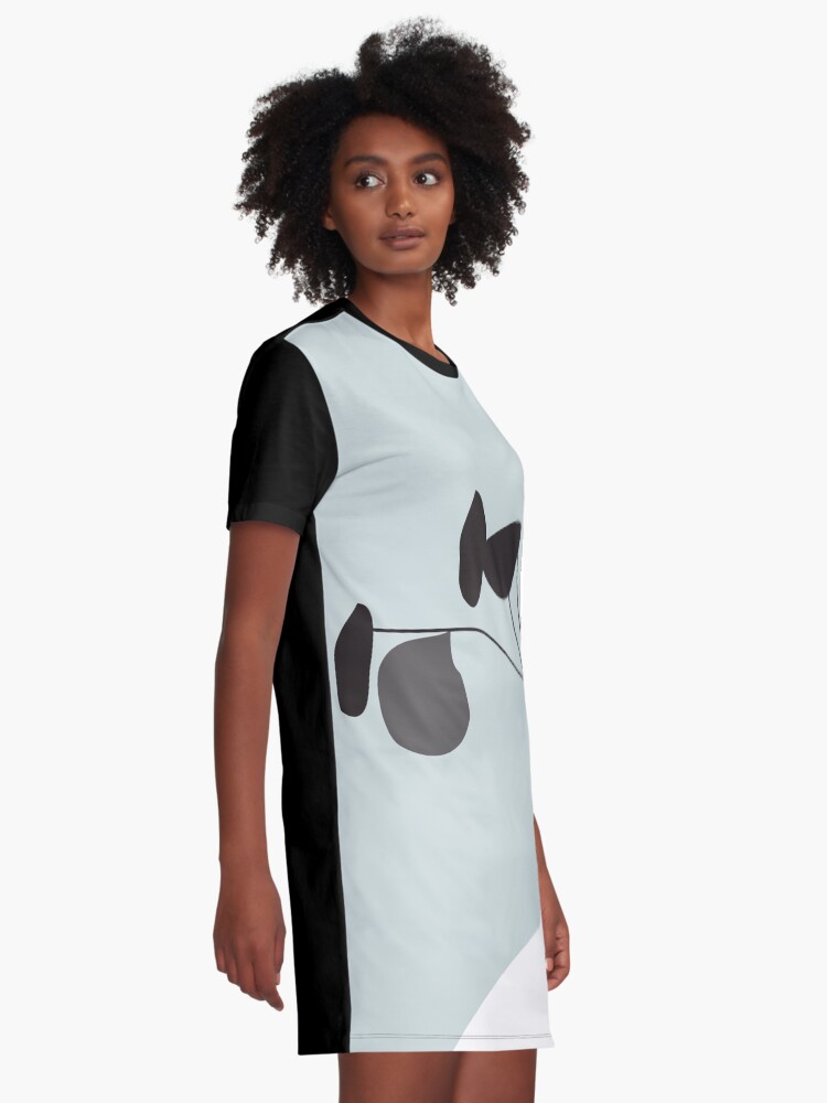 Alternate view of White Vase Graphic T-Shirt Dress
