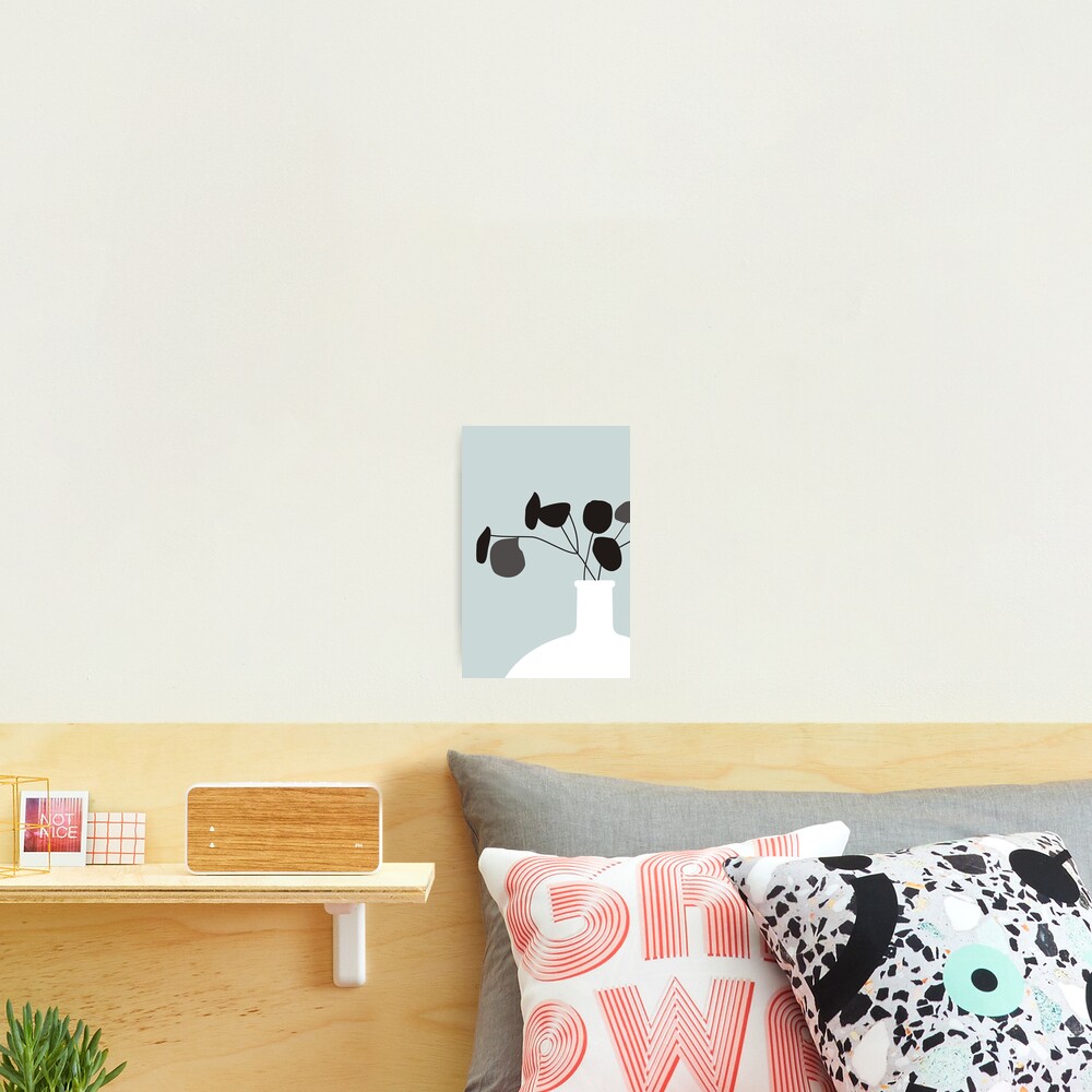 White Vase Photographic Print