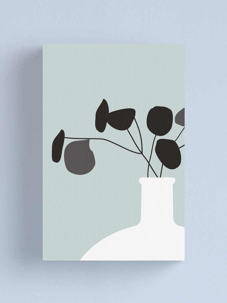 Alternate view of White Vase Canvas Print