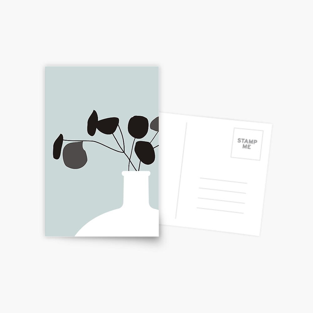 White Vase Postcard