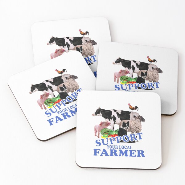 Item preview, Support your local farmer designed and sold by headpossum.