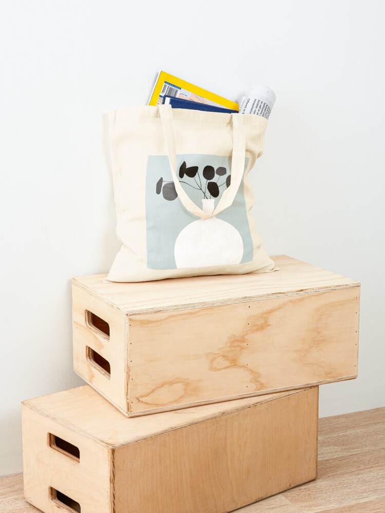 Alternate view of White Vase Tote Bag