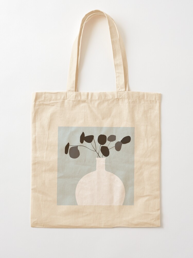 Alternate view of White Vase Tote Bag