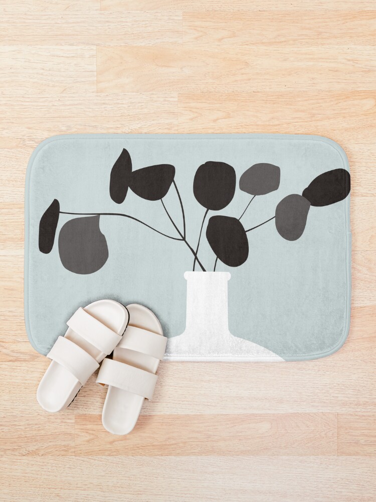 Alternate view of White Vase Bath Mat