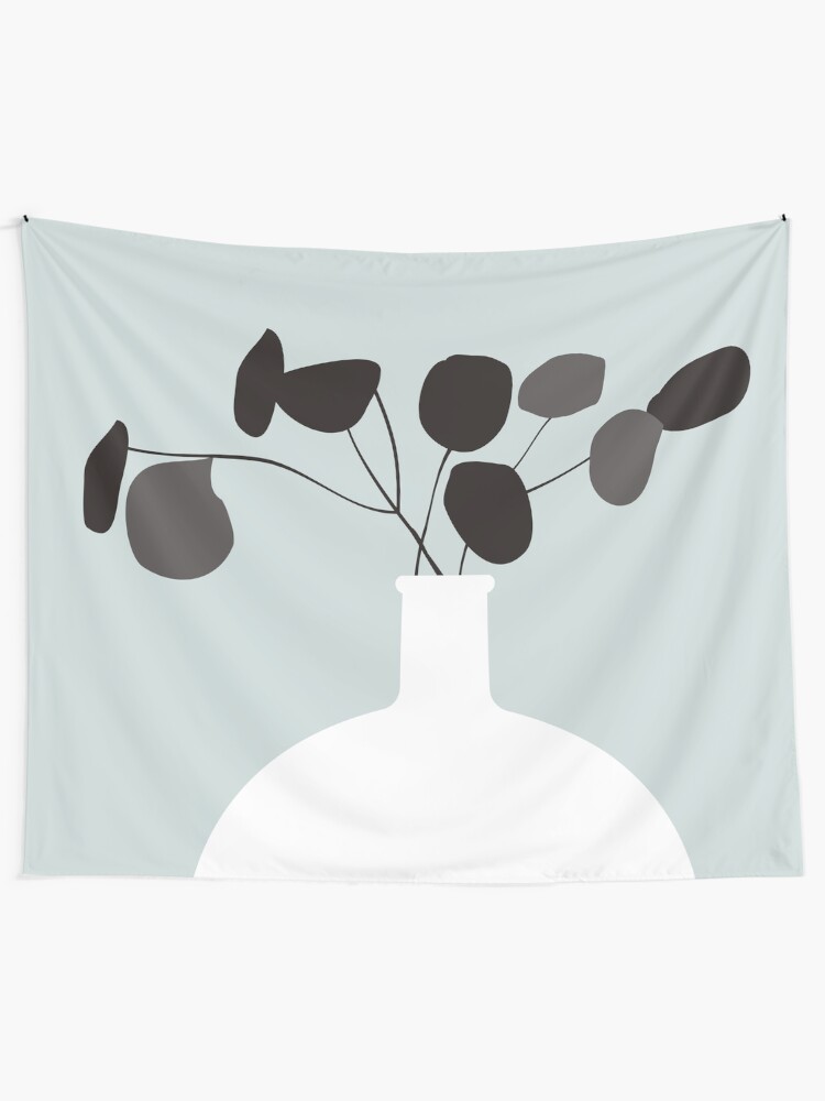 Alternate view of White Vase Tapestry