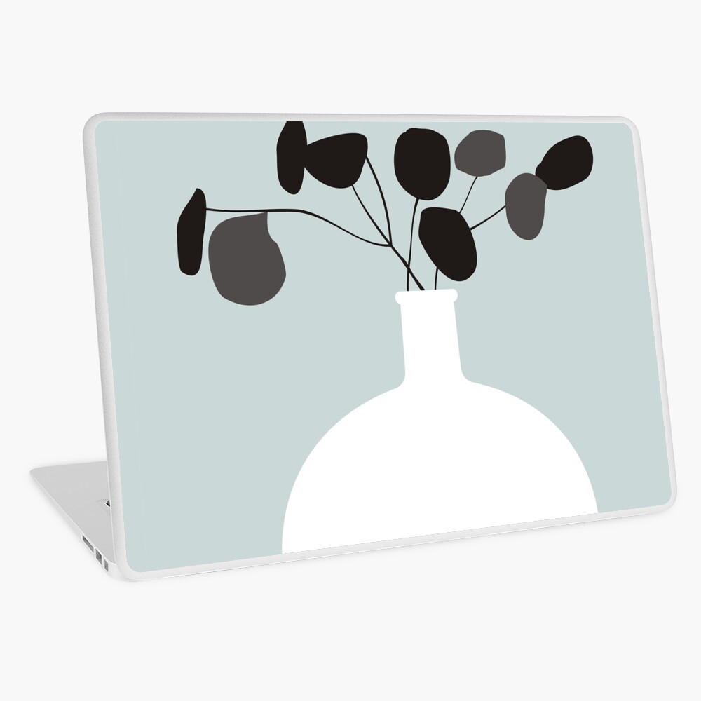 White Vase Laptop Skin
