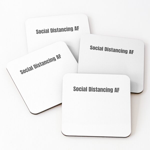 Item preview, Social Distancing AF designed and sold by LucaBearDesigns.