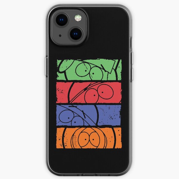 Visages minimes de South Park Coque souple iPhone