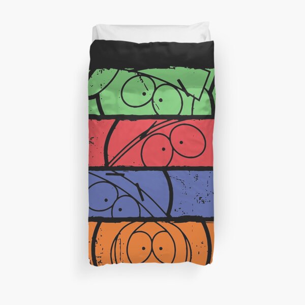 South Park minimal faces Duvet Cover