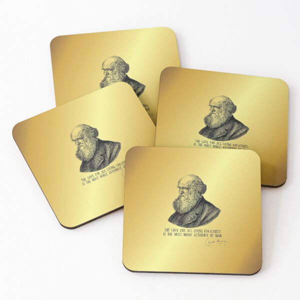 Item preview, Charles Darwin: Love for Living Creatures, Gold designed and sold by Bardly-Legal.