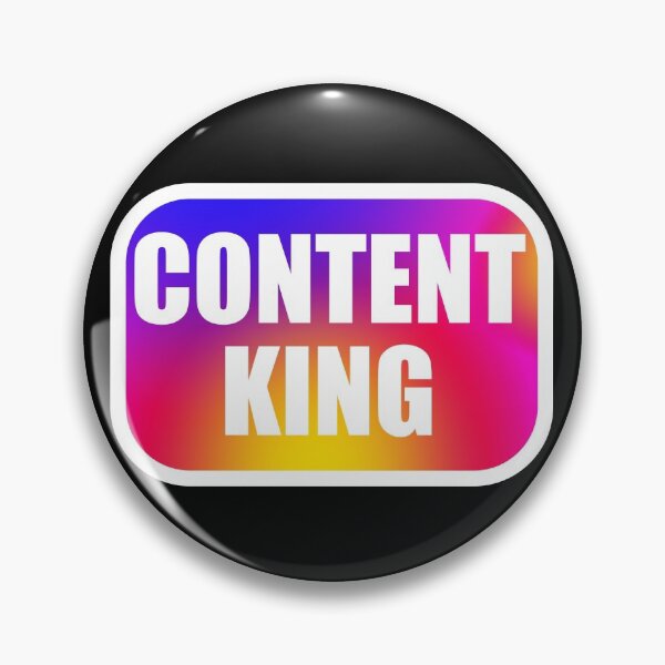 Item preview, Content King Influence Social Media Marketing designed and sold by getgr4phicz.