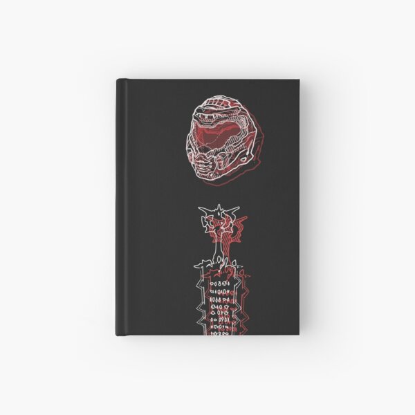Doom 4 Hardcover Journals Redbubble - roblox doom slayer outfit