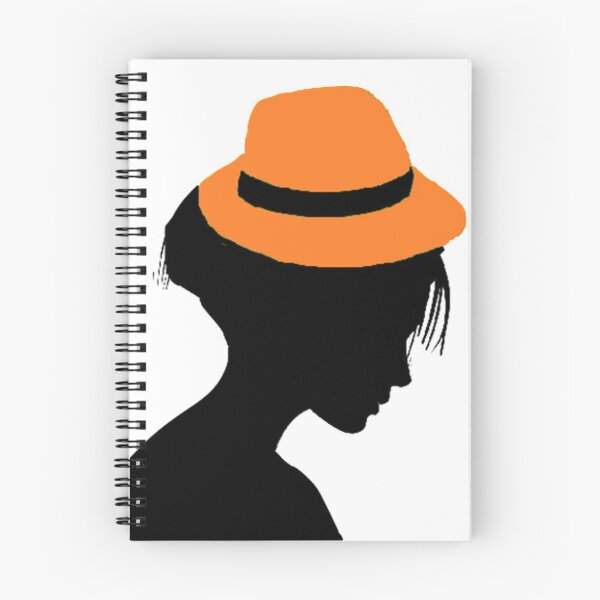 Item preview, LADY WITH ORANGE HAT designed and sold by Adri Barnard.
