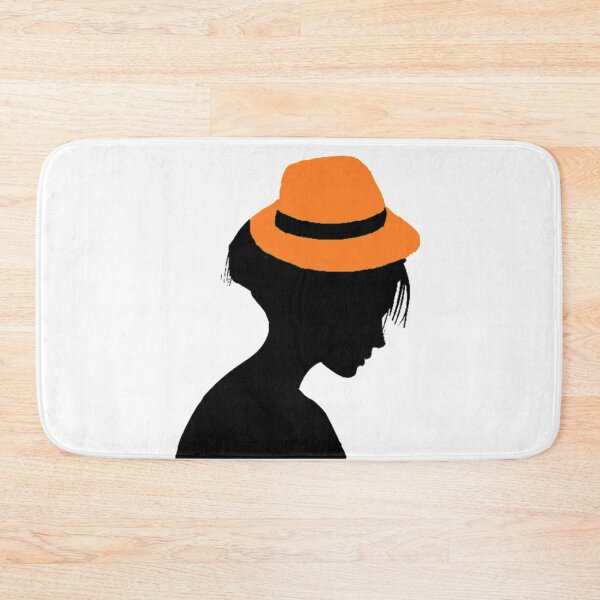 Item preview, LADY WITH ORANGE HAT designed and sold by Adri Barnard.