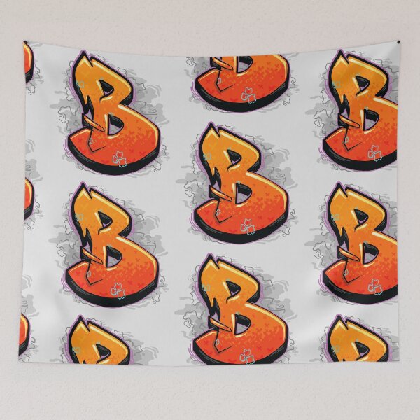 Item preview, Graffiti Letter B designed and sold by NameGraffiti.