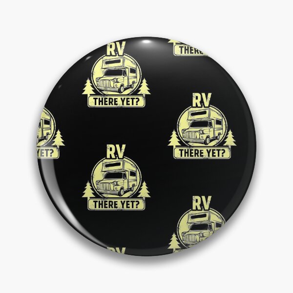 Item preview, RV There Yet Funny Camping & Glamping Campers Tile Pattern designed and sold by perfectpresents.