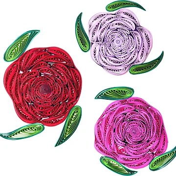Artwork thumbnail, Three Roses by Magdalena Rutkowska