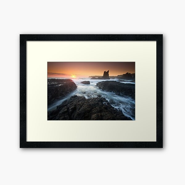 "Cathedral Sunrise" ∞ Kiama, NSW - Australia Framed Art Print