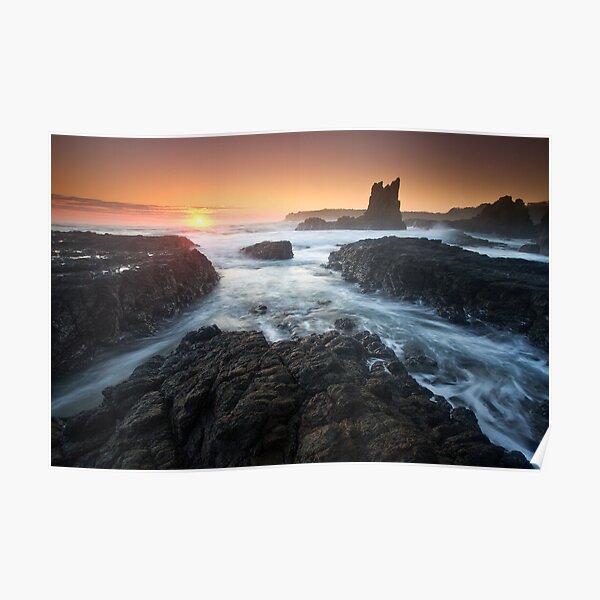 "Cathedral Sunrise" ∞ Kiama, NSW - Australia Poster