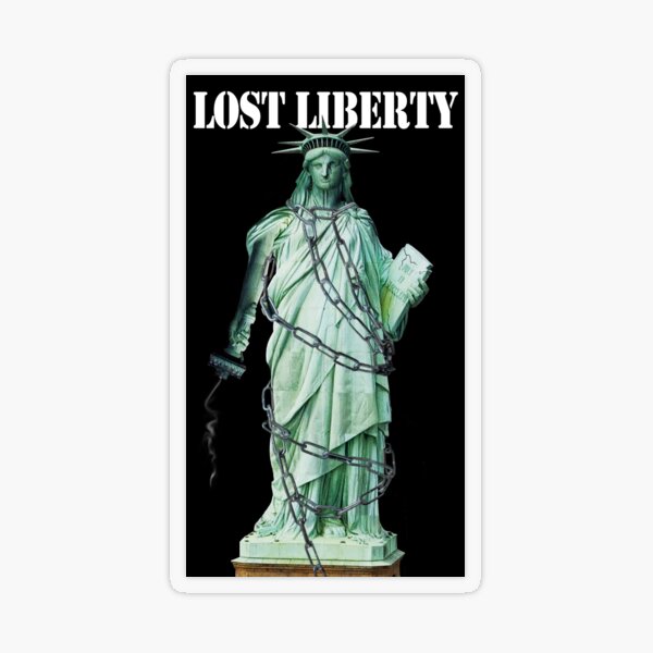 Lost Liberty Transparent Sticker