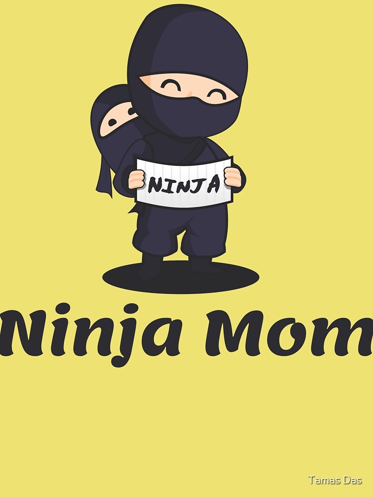 Ninja Mom Funny Poster for Sale by Tamas Das